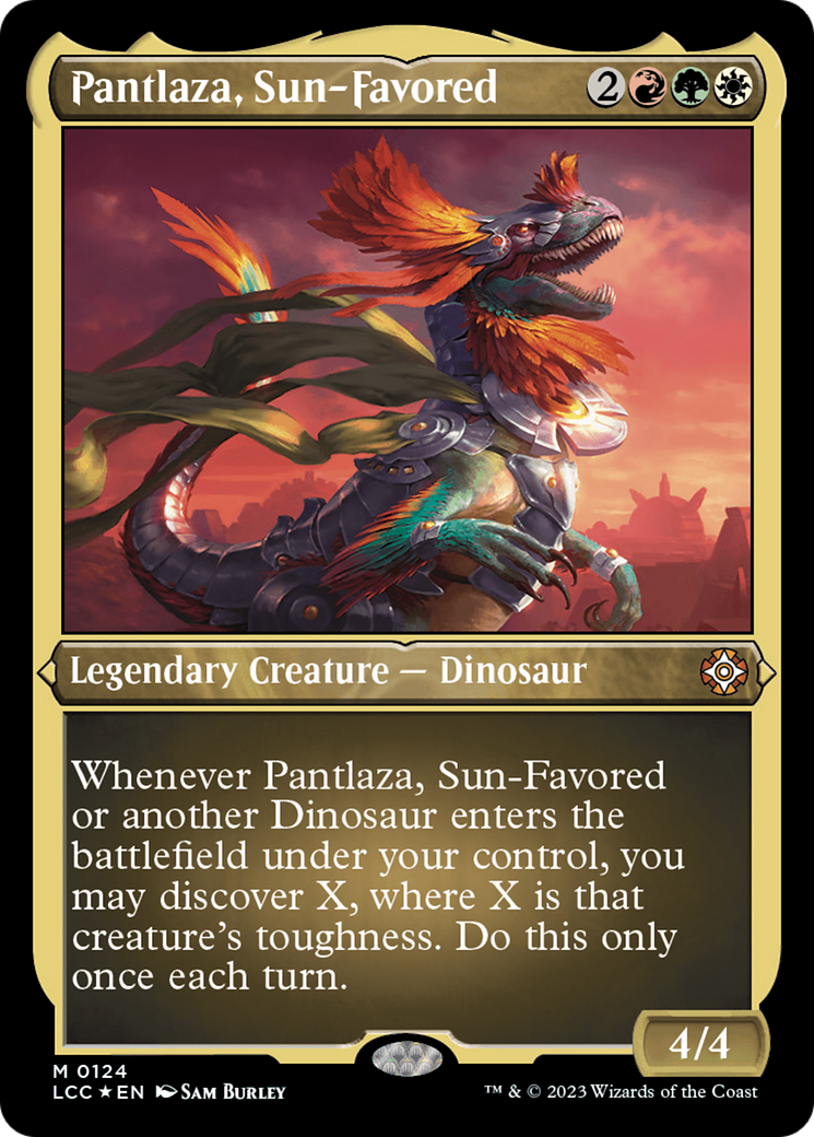 Pantlaza, Sun-Favored (Display Commander) [The Lost Caverns of Ixalan Commander] | Card Merchant Takapuna