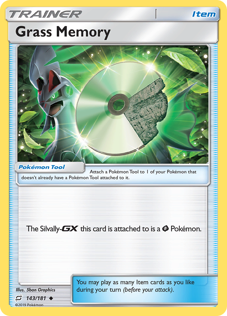 Grass Memory (143/181) [Sun & Moon: Team Up] | Card Merchant Takapuna