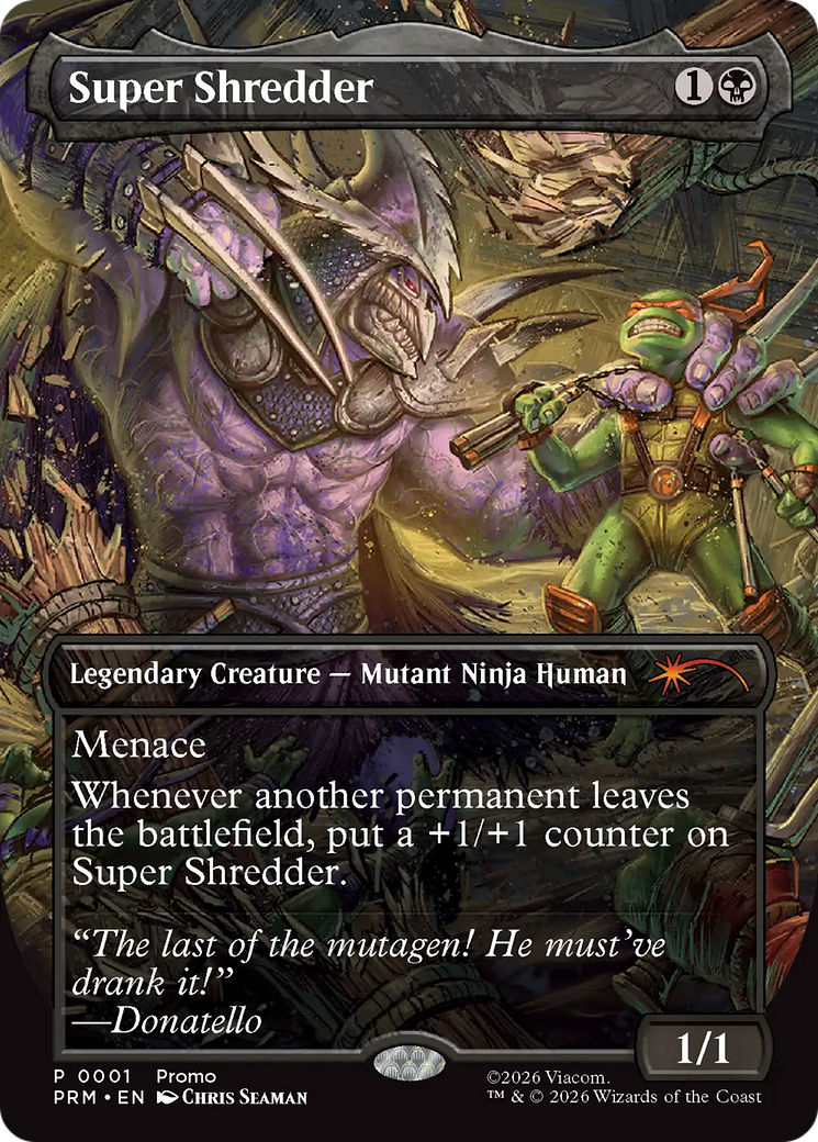Super Shredder (Borderless) [Spotlight Series] | Card Merchant Takapuna