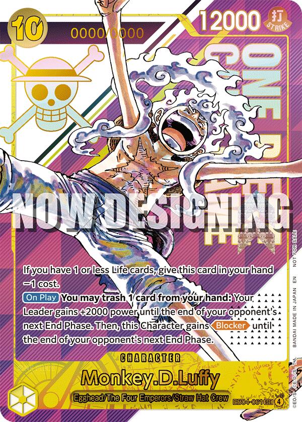 Monkey.D.Luffy (EB04-061) (Serial Numbered) [One Piece Promotion Cards] | Card Merchant Takapuna