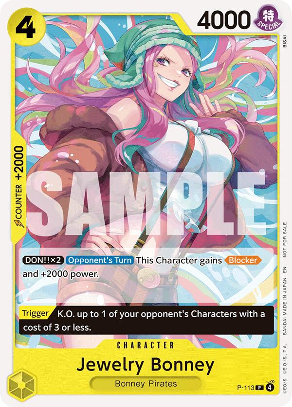 Jewelry Bonney (Heroines Battle Pack) [One Piece Promotion Cards] | Card Merchant Takapuna