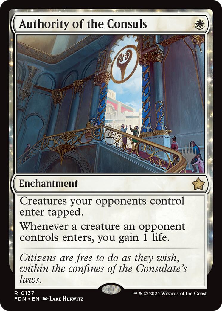 Authority of the Consuls [Lorwyn Eclipsed Promos] | Card Merchant Takapuna