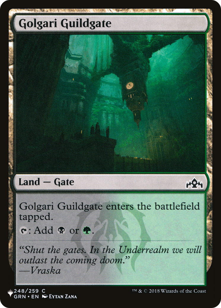 Golgari Guildgate [The List] | Card Merchant Takapuna