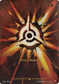 Fury Rune (R01a) [Spiritforged] | Card Merchant Takapuna