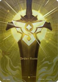 Order Rune (R06a) [Spiritforged] | Card Merchant Takapuna