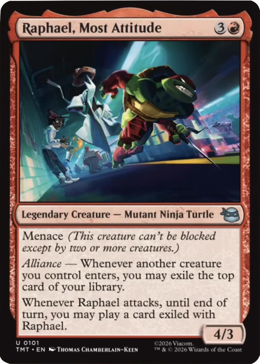 Raphael, Most Attitude [Teenage Mutant Ninja Turtles] | Card Merchant Takapuna