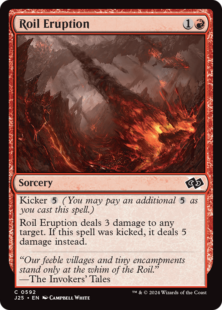 Roil Eruption [Foundations Jumpstart] | Card Merchant Takapuna
