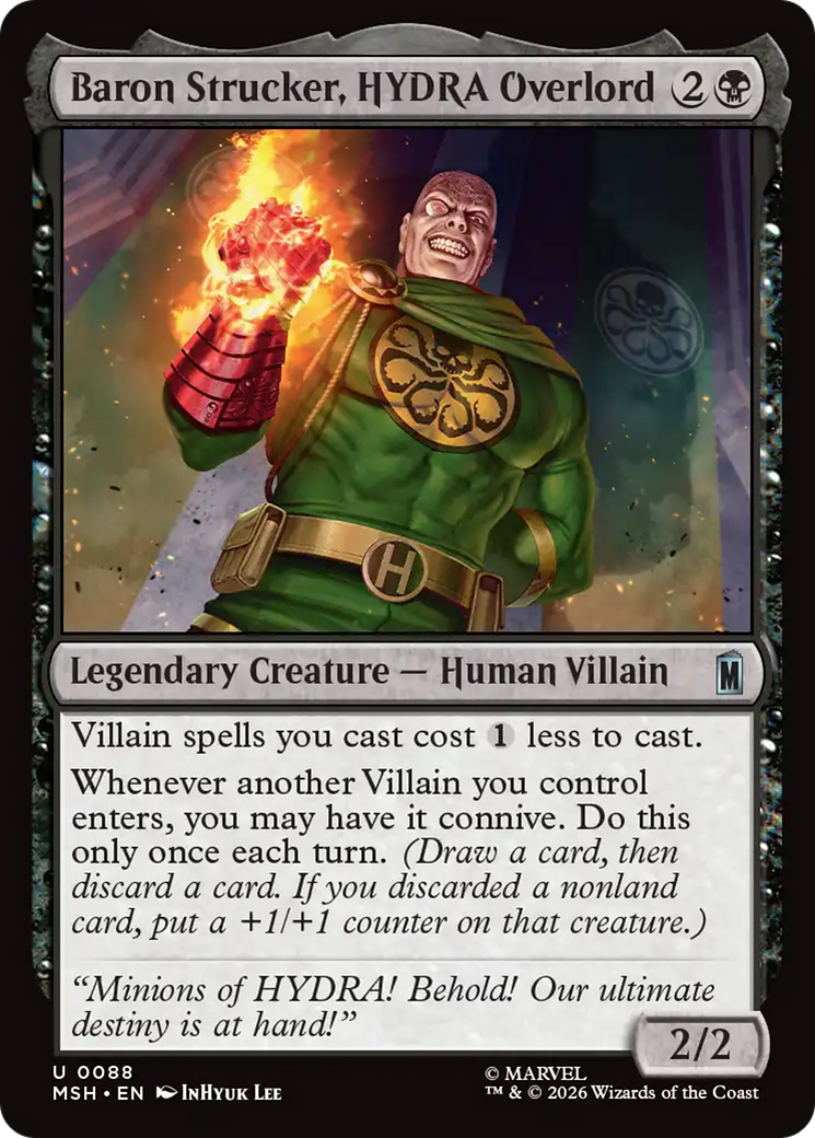 Baron Strucker, HYDRA Overlord [Marvel Super Heroes] | Card Merchant Takapuna