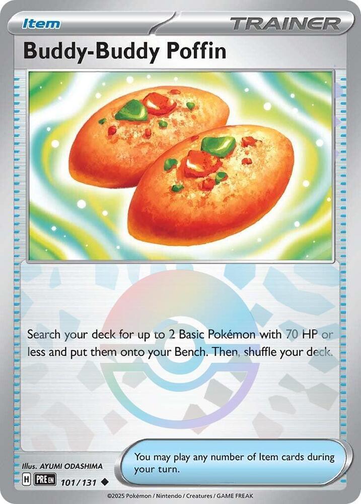 Buddy-Buddy Poffin (101/131) (Poke Ball Pattern) [Scarlet & Violet: Prismatic Evolutions] | Card Merchant Takapuna