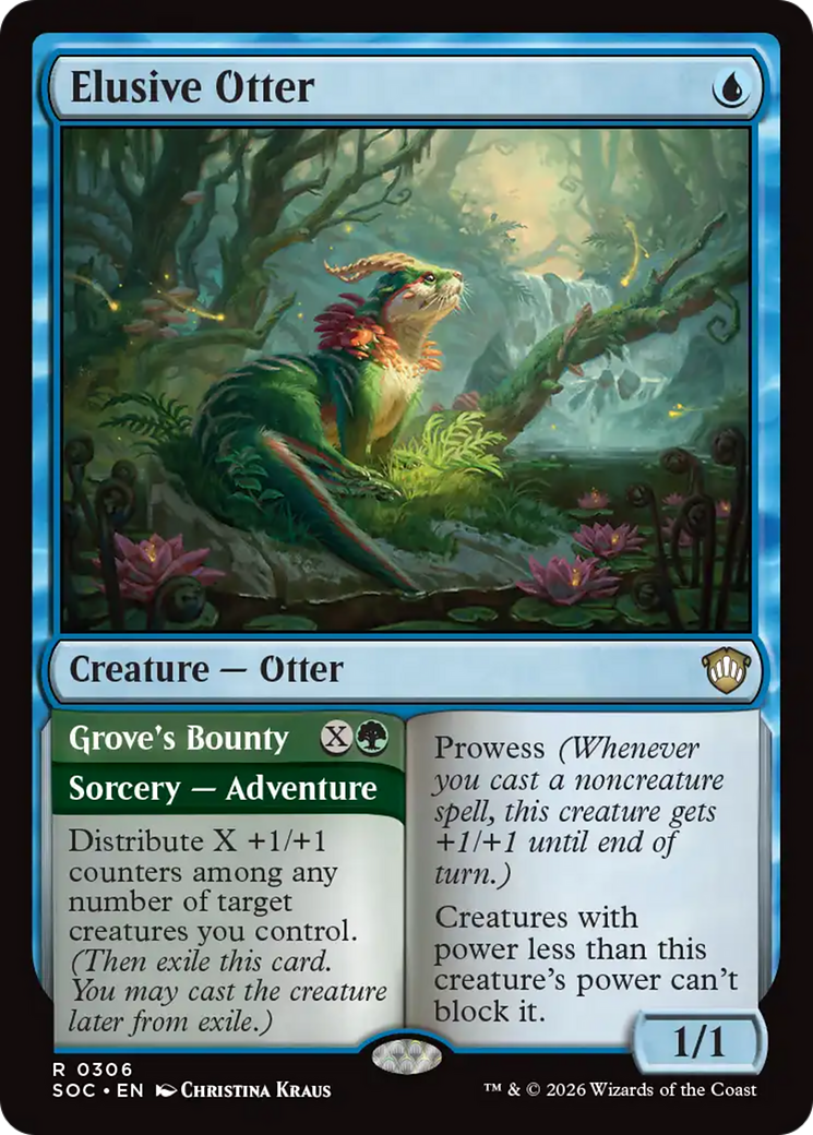 Elusive Otter [Secrets of Strixhaven Commander] | Card Merchant Takapuna