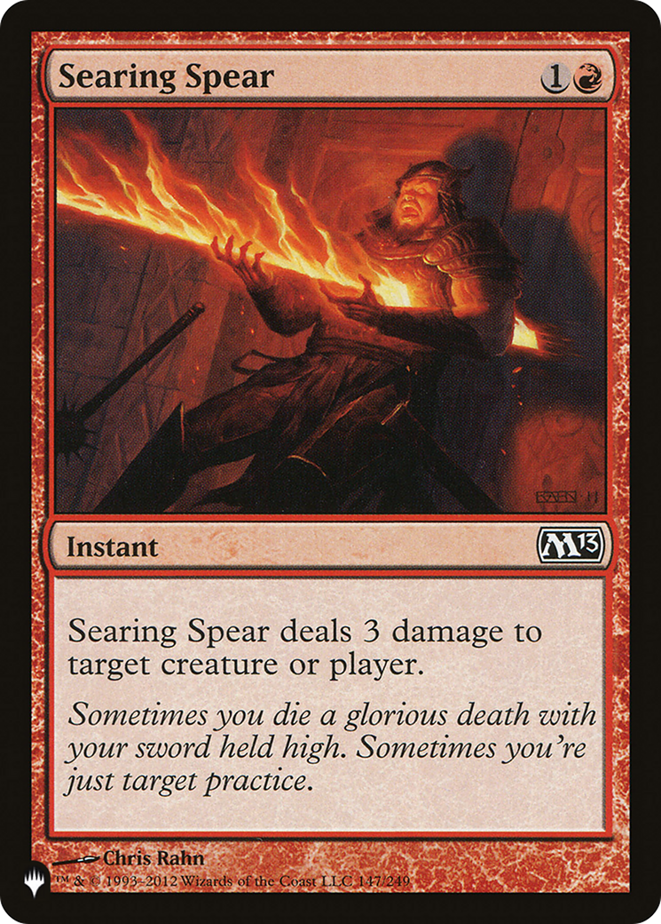 Searing Spear [The List] | Card Merchant Takapuna