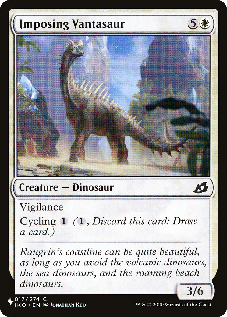 Imposing Vantasaur [The List] | Card Merchant Takapuna