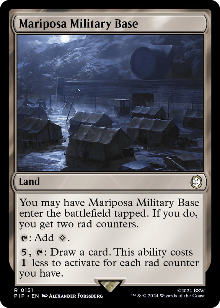 Mariposa Military Base [Fallout] | Card Merchant Takapuna