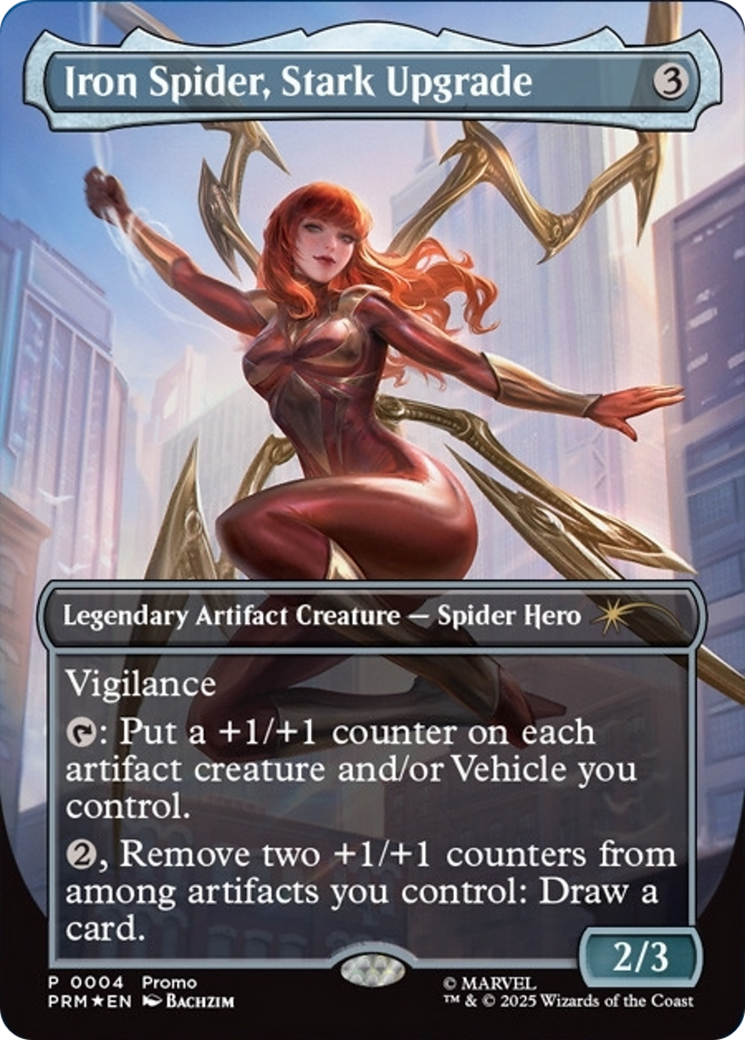 Iron Spider, Stark Upgrade (Borderless) [Media Promos] | Card Merchant Takapuna
