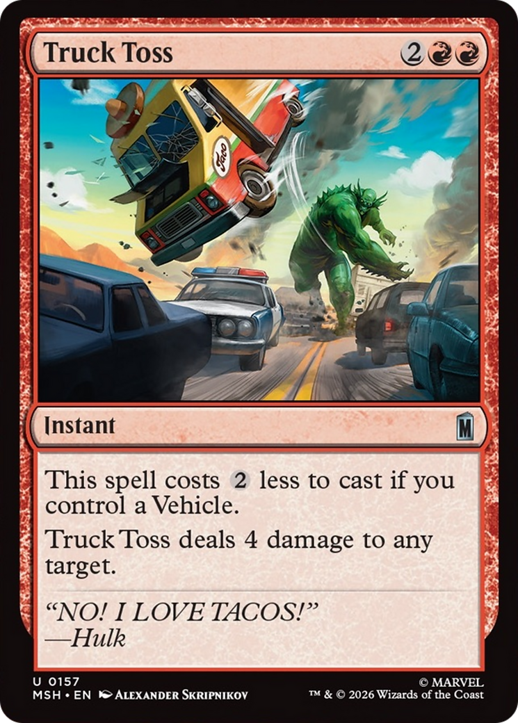 Truck Toss [Marvel Super Heroes] | Card Merchant Takapuna