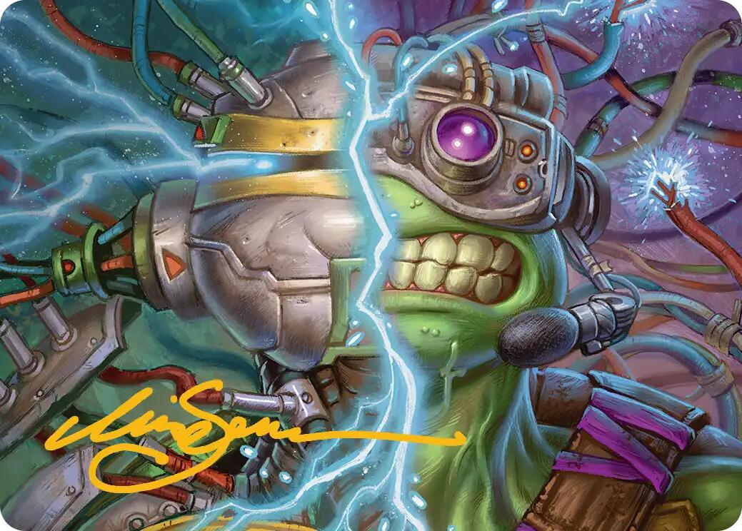 Mind Transfer Protocol Art Card (Gold-Stamped Signature) [Teenage Mutant Ninja Turtles Art Series] | Card Merchant Takapuna