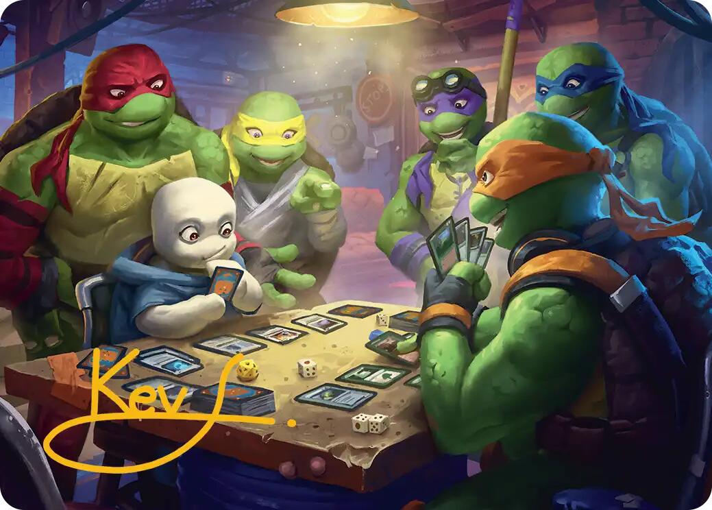 Lessons from Life Art Card (Gold-Stamped Signature) [Teenage Mutant Ninja Turtles Art Series] | Card Merchant Takapuna