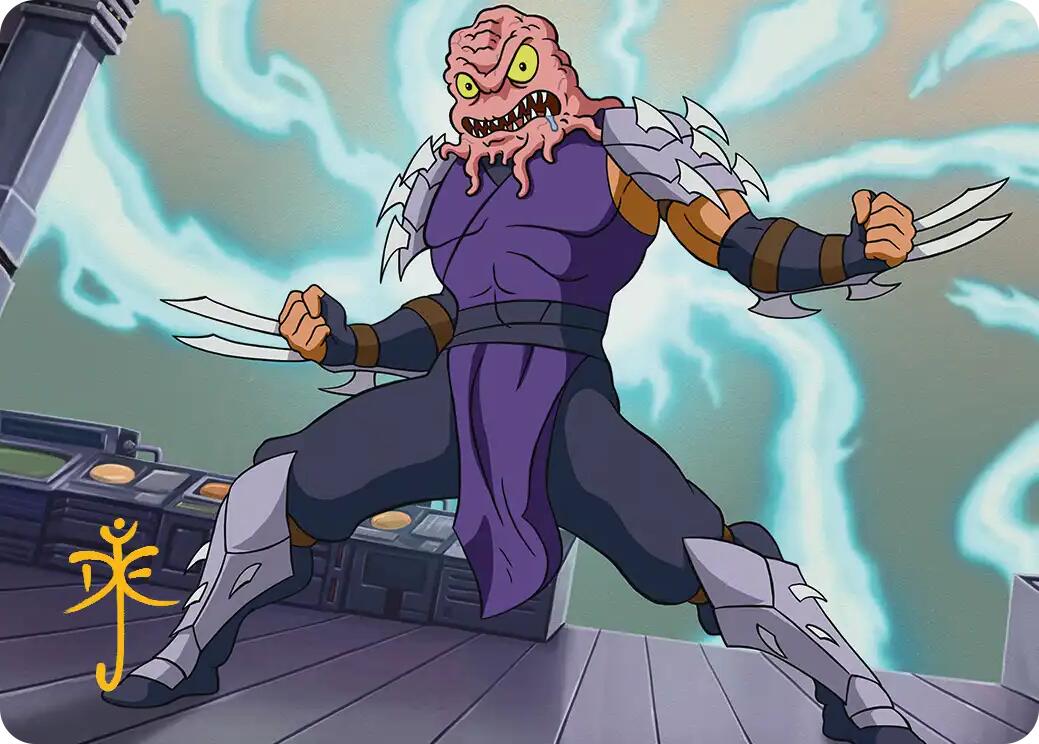 Krang & Shredder Art Card (Gold-Stamped Signature) [Teenage Mutant Ninja Turtles Art Series] | Card Merchant Takapuna