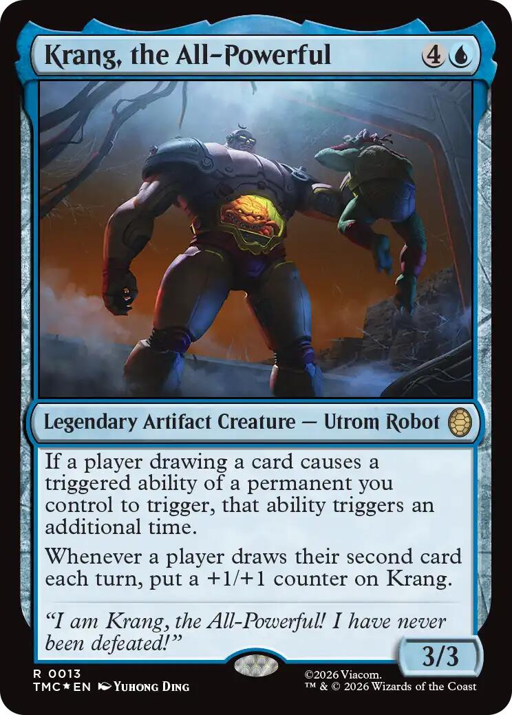 Krang, the All-Powerful (Surge Foil) [Teenage Mutant Ninja Turtles Commander] | Card Merchant Takapuna