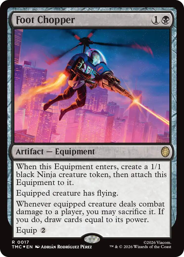 Foot Chopper (Surge Foil) [Teenage Mutant Ninja Turtles Commander] | Card Merchant Takapuna