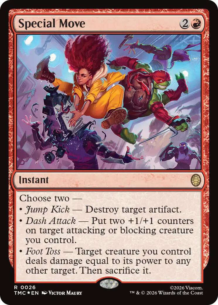 Special Move (Surge Foil) [Teenage Mutant Ninja Turtles Commander] | Card Merchant Takapuna