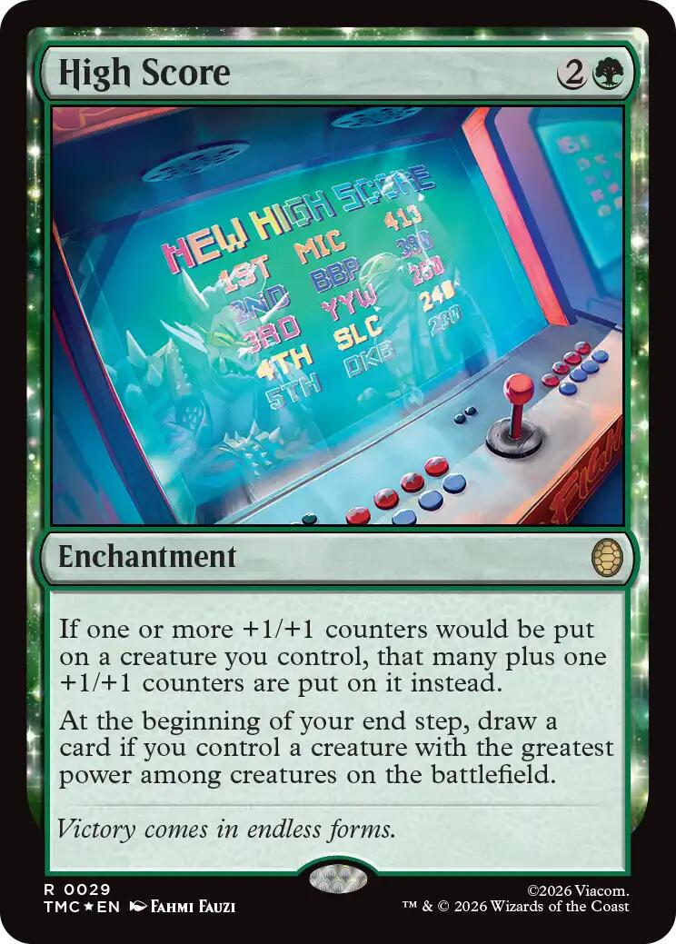 High Score (Surge Foil) [Teenage Mutant Ninja Turtles Commander] | Card Merchant Takapuna