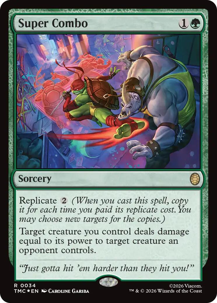 Super Combo (Surge Foil) [Teenage Mutant Ninja Turtles Commander] | Card Merchant Takapuna