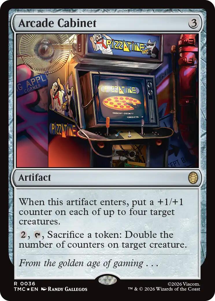 Arcade Cabinet (Surge Foil) [Teenage Mutant Ninja Turtles Commander] | Card Merchant Takapuna