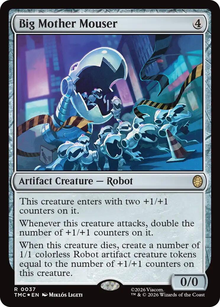 Big Mother Mouser (Surge Foil) [Teenage Mutant Ninja Turtles Commander] | Card Merchant Takapuna