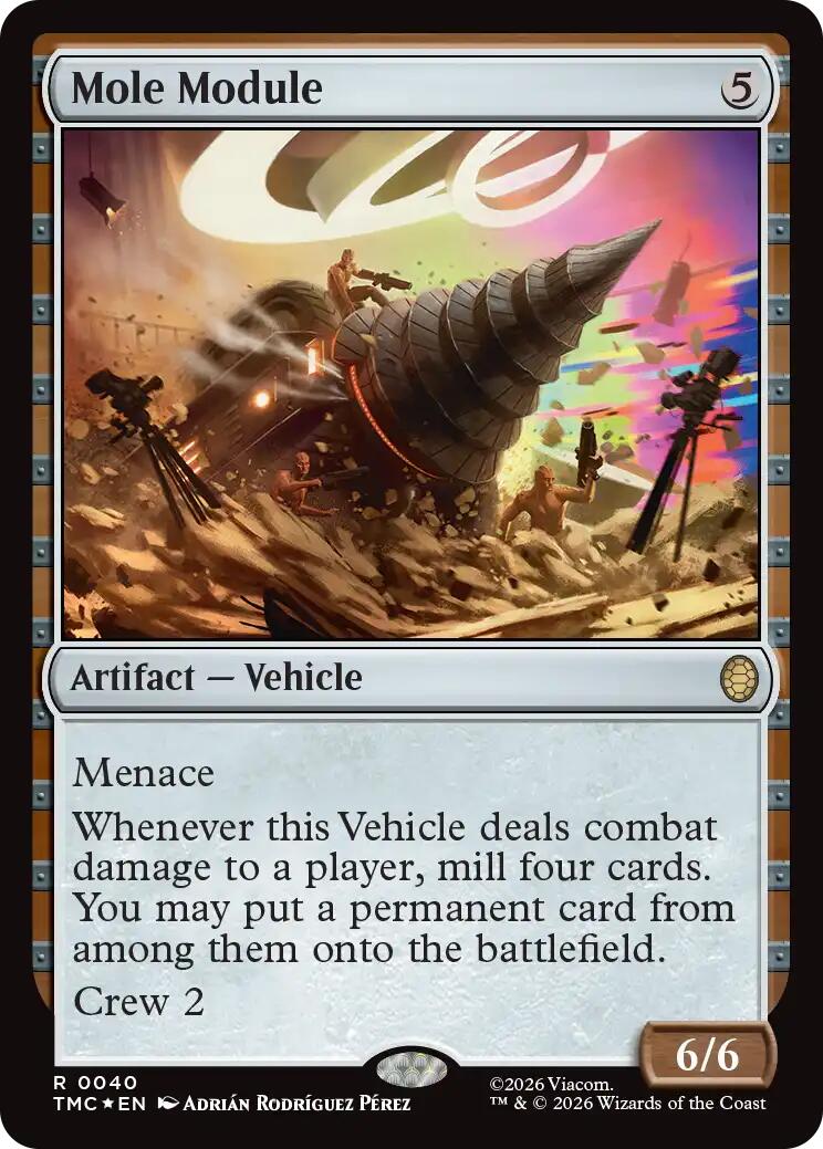 Mole Module (Surge Foil) [Teenage Mutant Ninja Turtles Commander] | Card Merchant Takapuna
