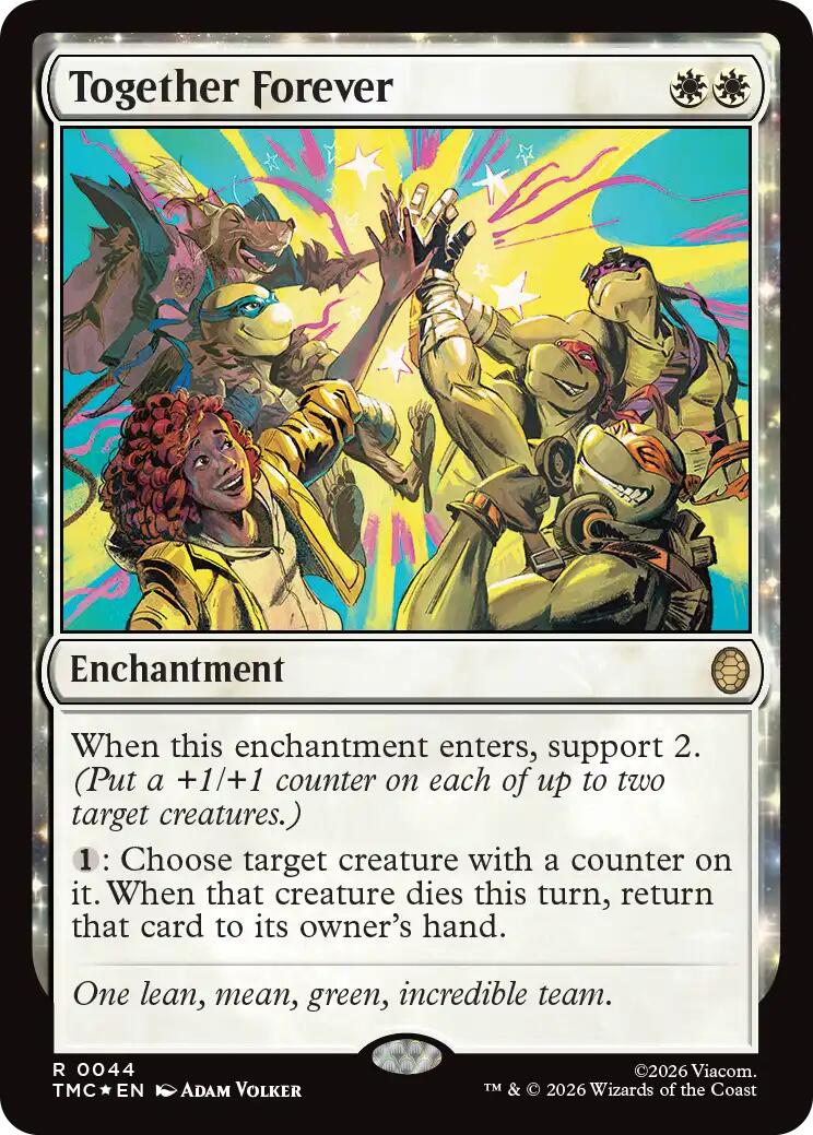 Together Forever (Surge Foil) [Teenage Mutant Ninja Turtles Commander] | Card Merchant Takapuna
