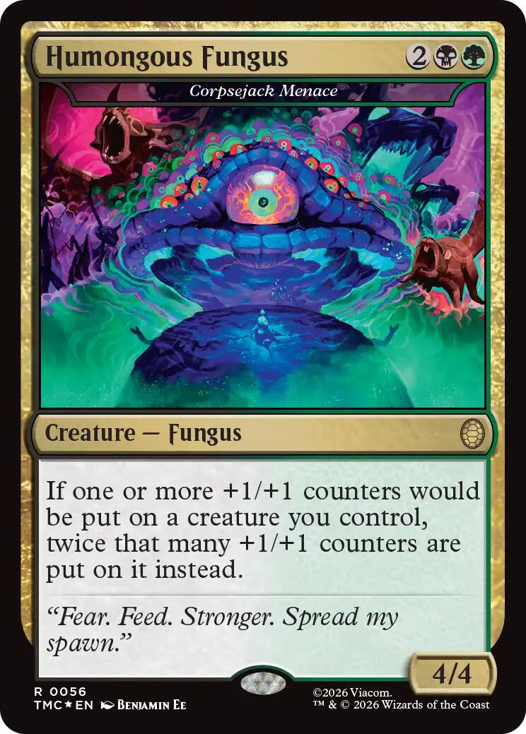 Humongous Fungus - Corpsejack Menace (Surge Foil) [Teenage Mutant Ninja Turtles Commander] | Card Merchant Takapuna