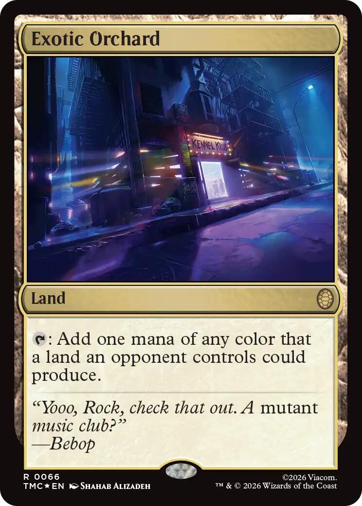 Exotic Orchard (Surge Foil) [Teenage Mutant Ninja Turtles Commander] | Card Merchant Takapuna