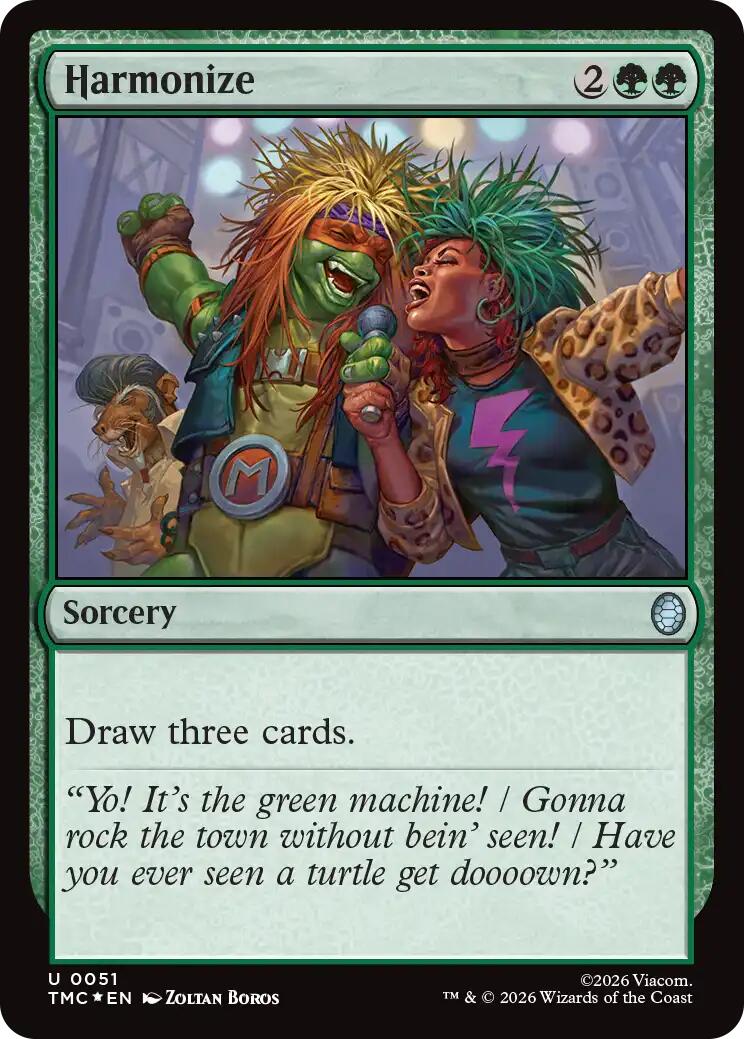 Harmonize (Surge Foil) [Teenage Mutant Ninja Turtles Commander] | Card Merchant Takapuna