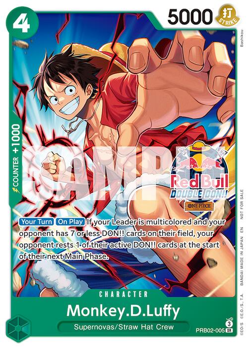 Monkey.D.Luffy (Red Bull Double Don!!) [One Piece Promotion Cards] | Card Merchant Takapuna