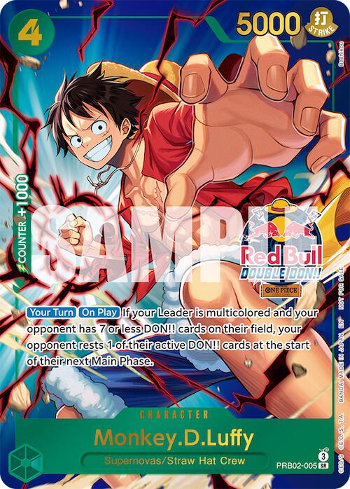 Monkey.D.Luffy (Red Bull Double Don!!) (Winner) [One Piece Promotion Cards] | Card Merchant Takapuna