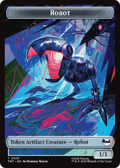 Treasure // Robot Double-Sided Token [Teenage Mutant Ninja Turtles Commander Tokens] | Card Merchant Takapuna