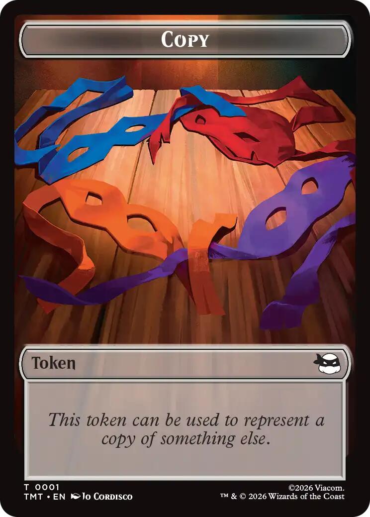 Treasure // Copy Double-Sided Token [Teenage Mutant Ninja Turtles Commander Tokens] | Card Merchant Takapuna