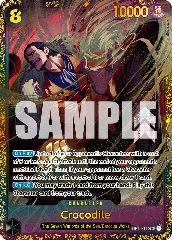Crocodile (OP14-120) (CS26-27 Regionals Season 1) [One Piece Promotion Cards] | Card Merchant Takapuna