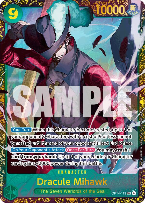 Dracule Mihawk - (CS 26-27 Regionals Season 1) [One Piece Promotion Cards] | Card Merchant Takapuna