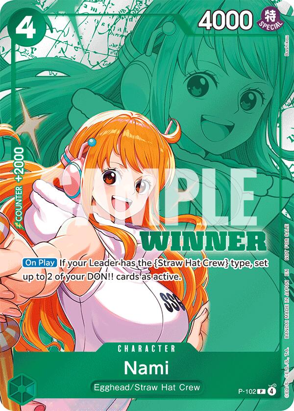 Nami (Winner Pack 2026 Vol. 2) [One Piece Promotion Cards] | Card Merchant Takapuna
