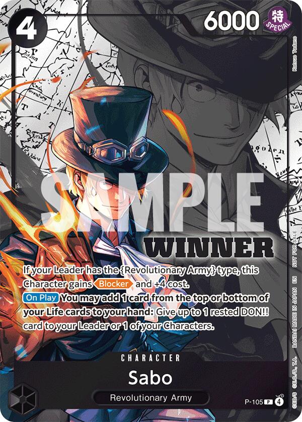 Sabo (Winner Pack 2026 Vol. 2) [One Piece Promotion Cards] | Card Merchant Takapuna