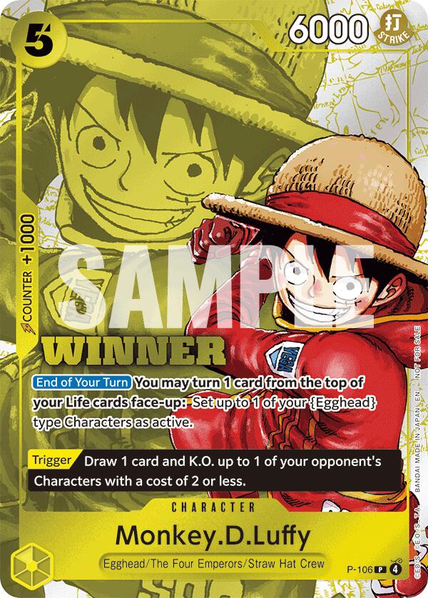 Monkey.D.Luffy (Winner Pack 2026 Vol. 2) [One Piece Promotion Cards] | Card Merchant Takapuna