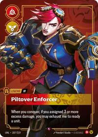 Vi - Piltover Enforcer [Unleashed] | Card Merchant Takapuna