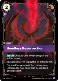 Heedless Resurrection [Unleashed] | Card Merchant Takapuna