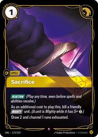 Sacrifice [Unleashed] | Card Merchant Takapuna