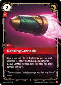 Dancing Grenade [Unleashed] | Card Merchant Takapuna