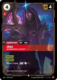 Jhin - Murderous Artist (Alternate Art) [Unleashed] | Card Merchant Takapuna