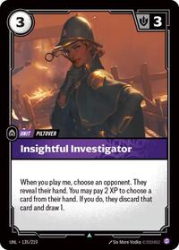 Insightful Investigator [Unleashed] | Card Merchant Takapuna