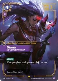 Diana - No Longer Human (Alternate Art) [Unleashed] | Card Merchant Takapuna